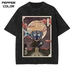 Greninja Picture Graphic T-Shirt, PKM Shirt, Anime Vintage T-Shirt, Anime Merch, Unisex Streetwear Tee, cotton crewneck shirt, Trending, All Size, Gift PKM Anime fans