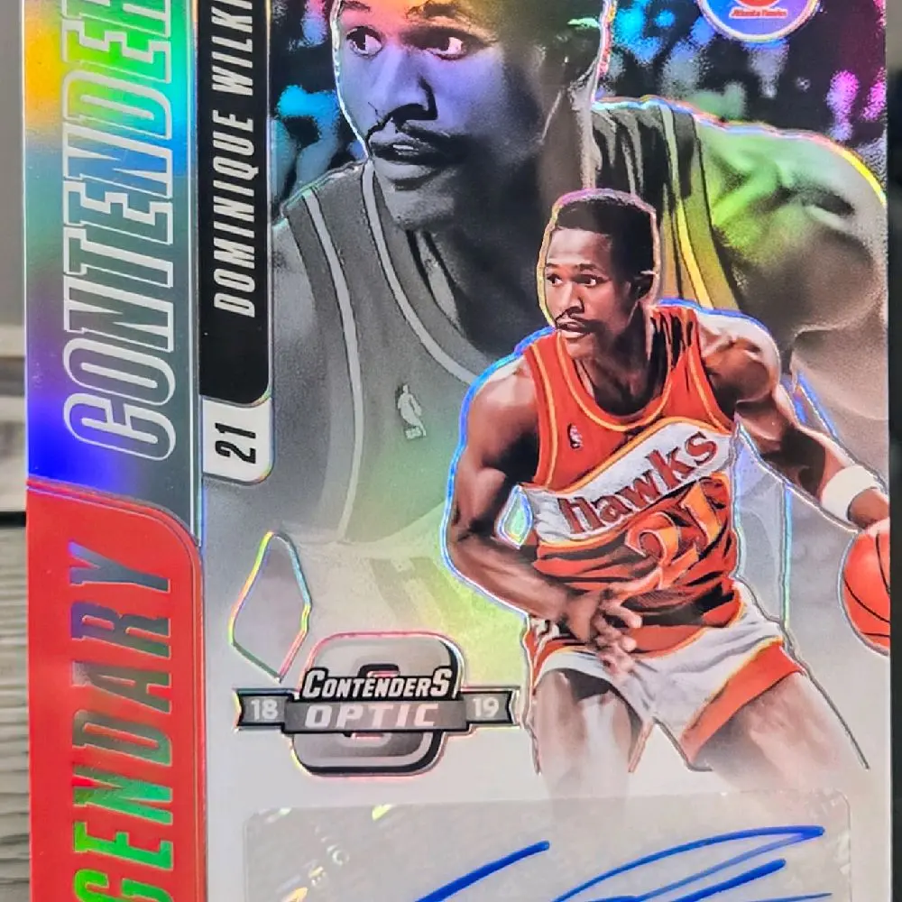 Dominique Wilkins- 2018-19 Panini  Contenders Optic Autograph /99 Atlanta  Hawks