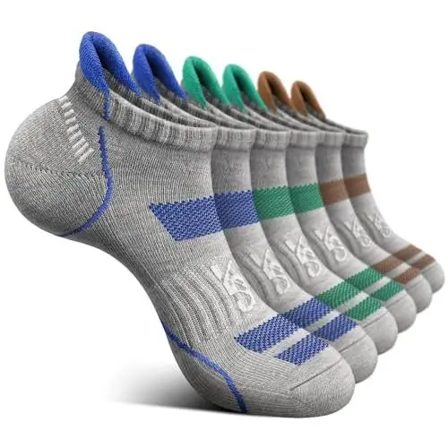 6pairs gray Heather 3621