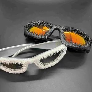 Custom American Style Cycling Goggles, Unisex Trendy Design, No View Obstruction, Fashionable and Bold Vibe, Men and Women