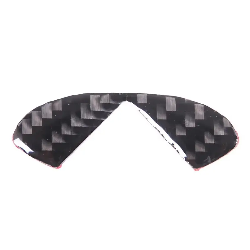 For 2007-2013 Infiniti G25 G35 G37 Soft Carbon Fiber Car Steering Wheel LOGO Frame Panel Trim Stickers Car Accessories Carbon Fiber Decal