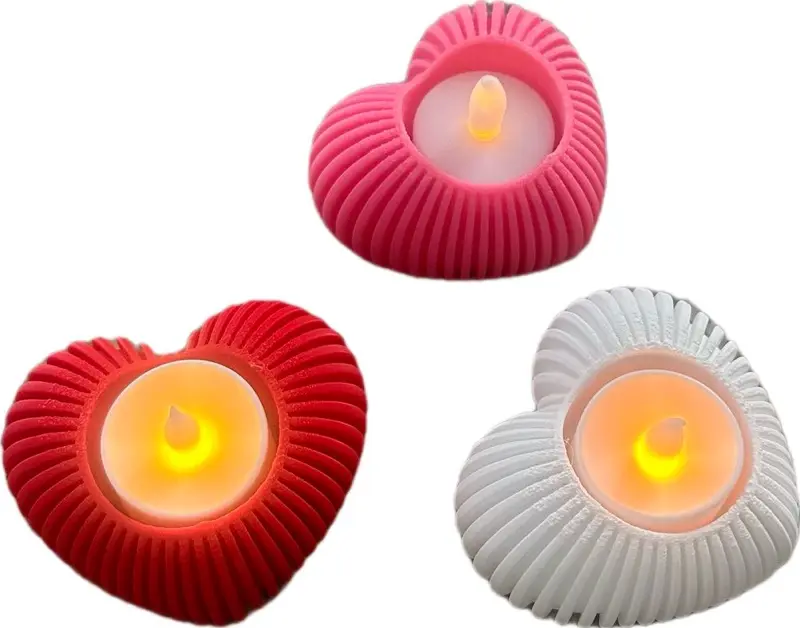Tea Light Heart Shaped