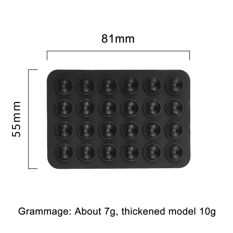 UPTECH1 Premium Silicone Phone Sticky Grip Pad Strong Suction Hands-Free Phone Holder for Selfies Videos & Desk Use Versatile Mounting for Mirrors Walls Cars and Gyms