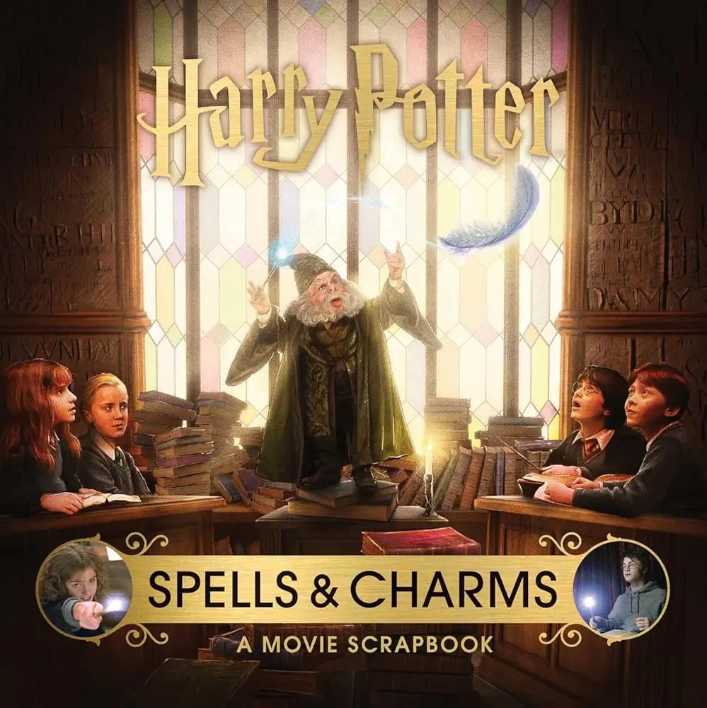 Harry Potter Magic Scrapbooking Set - Must-Have Literature Book for All Ages, with Spells & Charms Guide, Behind-the-Scenes Photography, Bonus Inserts, Collecting Guides, Concept Illustrations, Detailed Profiles to Relive Key Scenes, Guide To Spells