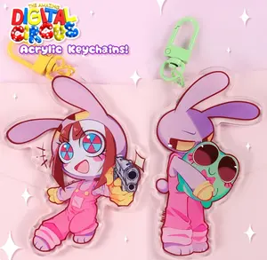 The Amazing Digital Circus Acrylic Keychain Double Sided!