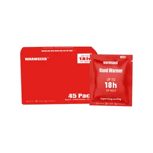 Hand Warmers Heat Patches  Body & Hand Super Warmers, Long Lasting Safe Natural Odorless Air Activated Warmers, Up to 18 Hours of Heat (45Pack)