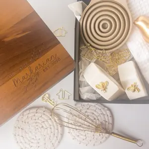 Golden Fern Personalized Walnut Wood Cutting Board, Custom Name Engraved Serving Board – Wedding, Housewarming, or a Just Because Gift.