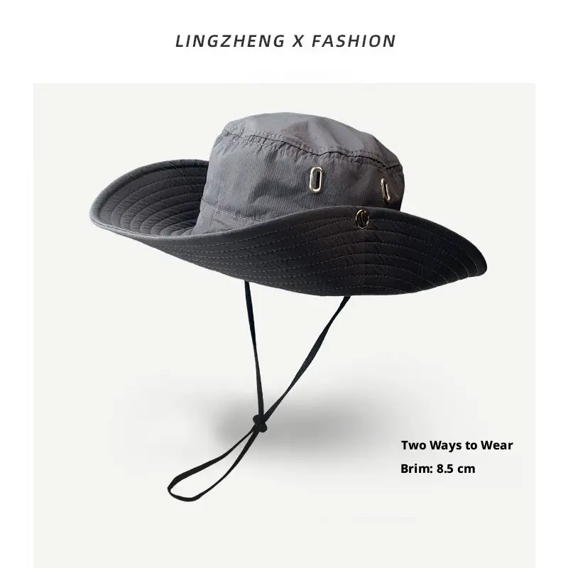 Cowboy Hat-Dark Gray