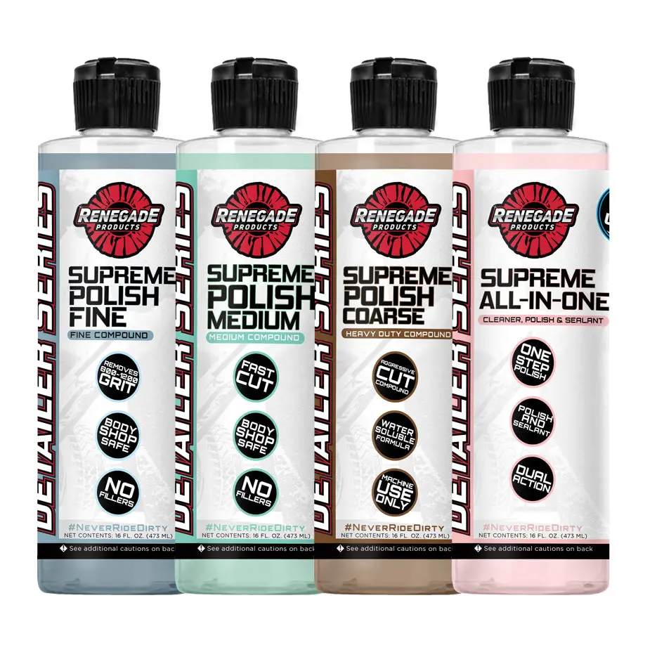 Renegade Products Supreme Paint Correction Polishing Compounds Renegade Products Supreme Paint Correction Polishing Compounds