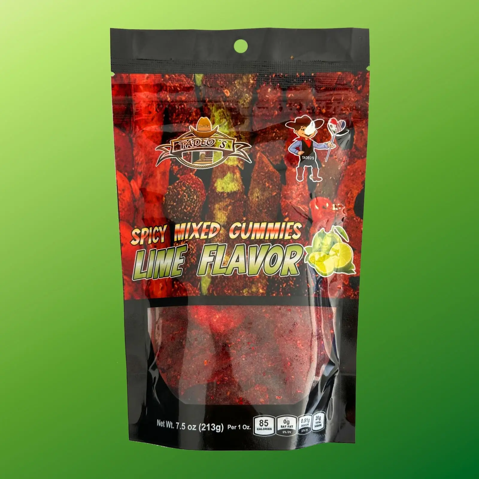 Tadeo's Spicy Mix Gummies - LIME Flavor