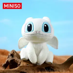 MINISO How to Train Your Dragon Light Fury Plush Toy,Super Soft & Cute,Great Gift for Fans,7.87",Soft Huggable Dragon Toy, Perfect for Bedroom Decor, Collectibles,Gift,Light Fury Plush for Girls Boys Holiday Gift Birthday Gift Children's Day gifts