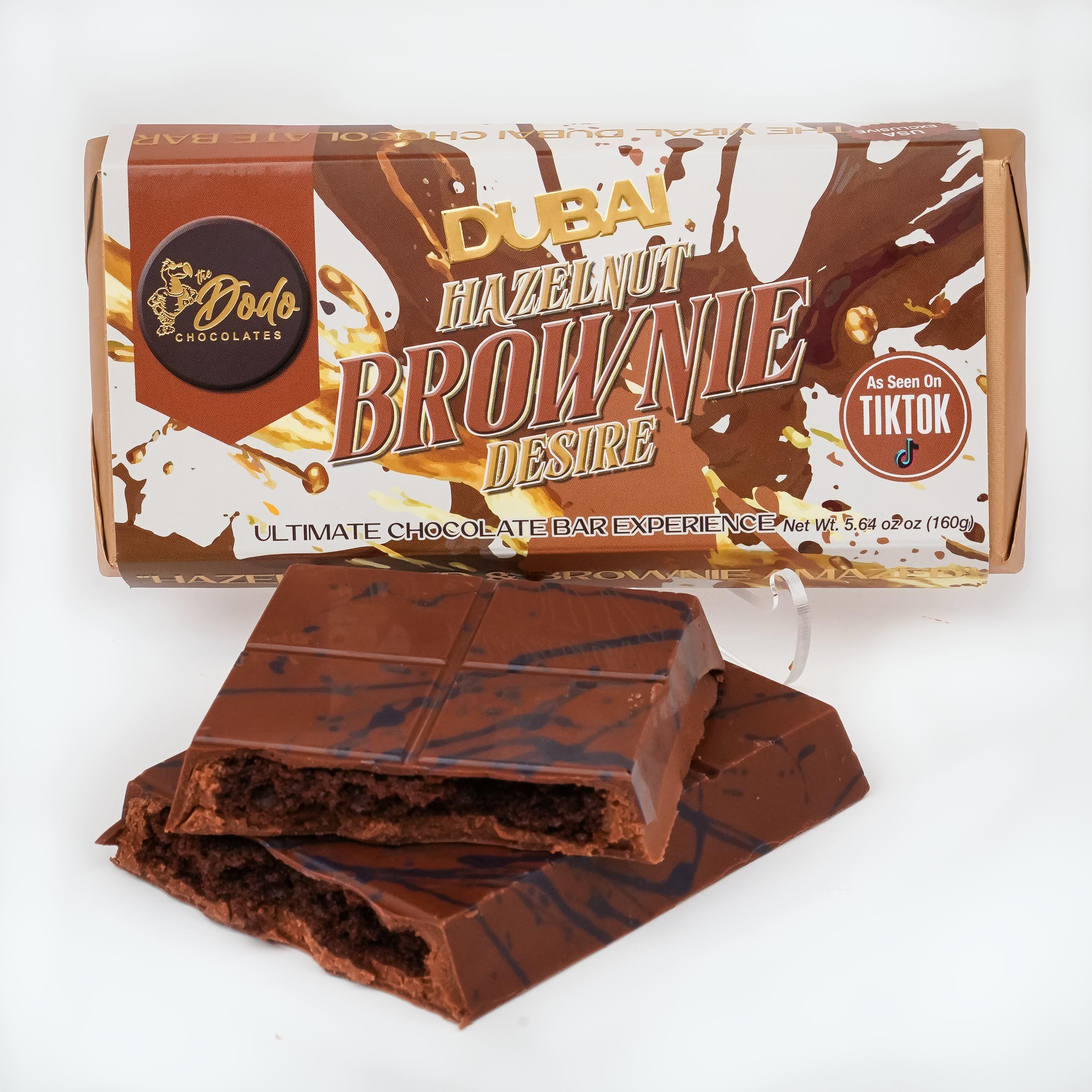 Viral Dubai Style Hazelnut Brownie Desire Ultimate Chocolate Bar Experience