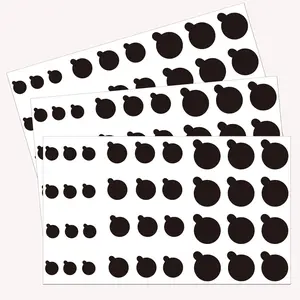 108 PCS Phone Camera Cover, Black Webcam Cover Vinyl Stickers, Camera Covers for Computer,Cell Phone,Laptops,Electronics(Multiple Sizes)