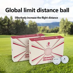 Caiton Extreme Distance Golf Balls - Two-layer construction, available in packs of 3, 6, or 12, features a high-quality polyurethane cover, high-elasticity core, aerodynamic design, and tour-professional specifications.  The perfect gift for golfers.