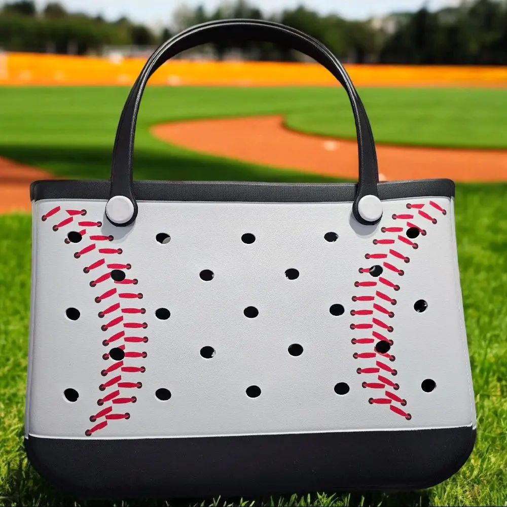 XL Baseball Tote Bag- Black XL Baseball Tote Bag- Black
