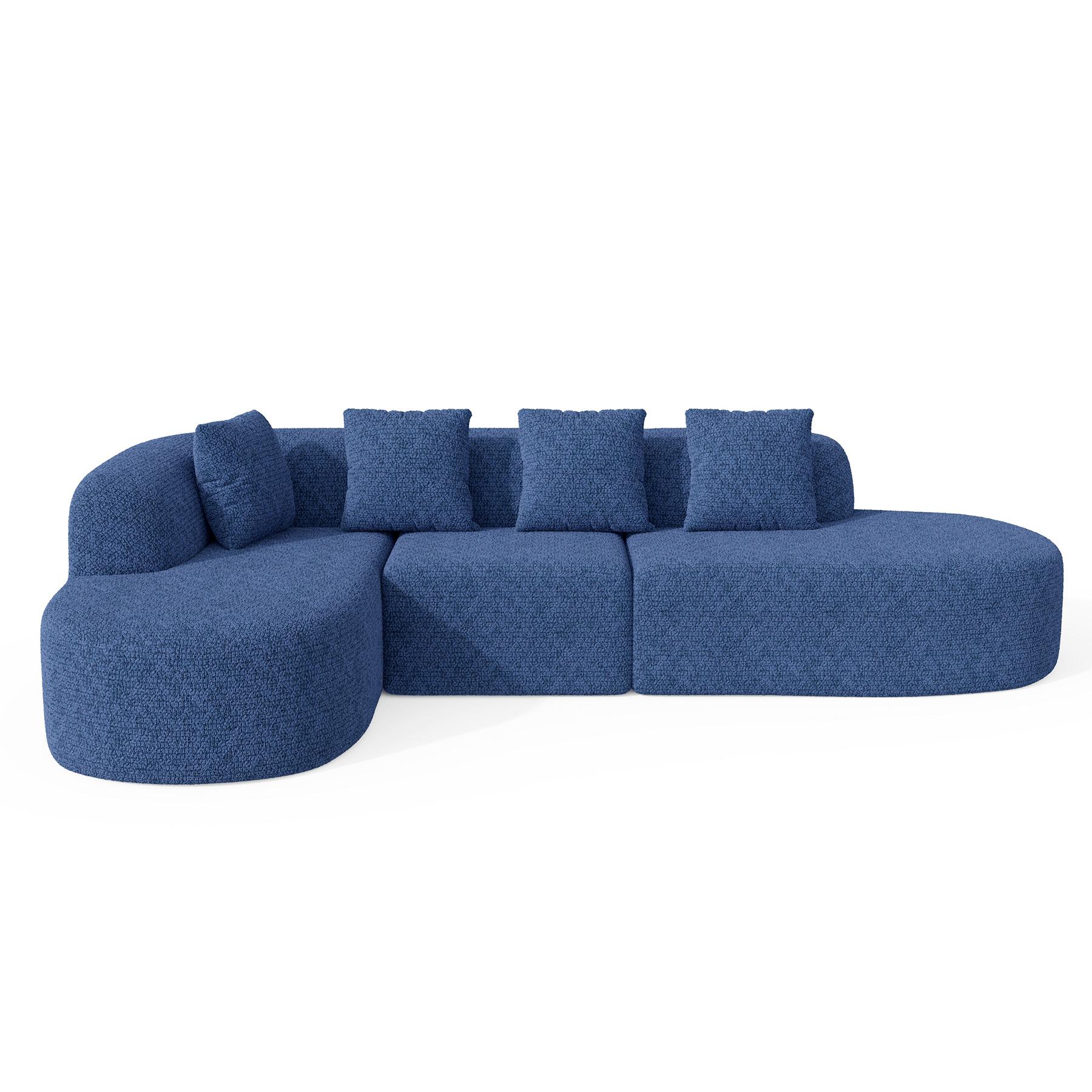 114 Inch Boneless Couches for Living Room,Modern Modular Sectional Sofa with Chaise,L-Shape Cloud Sectional Couch,No Assembly Required,Beige 114 Inch Boneless Couches for Living Room,Modern Modular Sectional Sofa with Chaise,L-Shape Cloud Sectional Couch,No Assembly Required,Beige