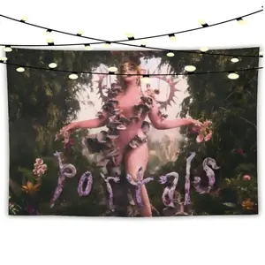 Music Martinez Tapestry - Melanie Album Cover Wall Art For Bedroom, College Dorm, And Home Decor - Decorative Hanging Banner Flag Poster room