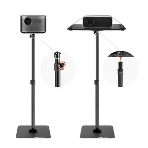 VEVOR Projector Stand, Projector Floor Stand with Adjustable Height 30.3 to 63.4 inch, 360 Horizontal Rotation Projectors Cart for Meetings, Outdoor Movies, Video Stand, Gimbal Mount or Tray SupportVEVOR Super Brand Day