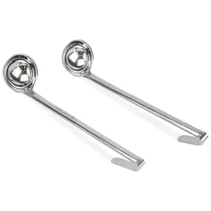 Fit Meal Prep 2-Pack Stainless Steel Soup Ladles – Large Serving Spoon for Soup, Chili & Sauces