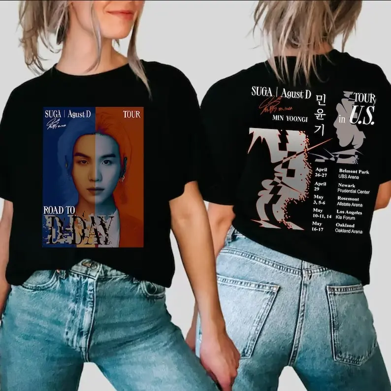 Agust D T-shirt, SUGA D Day Album Shirt,  Suga On Tour 2023 Shirt, Agust D Tee, Min Yoongi T-Shirt and sweatshirt for men and women.