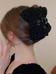 Women's Elegant Bowknot Design Hair Claw, Fashionable Hair Accessories for Women & Girls, Cute Lovely Hairwear for Daily Used Hair Clip