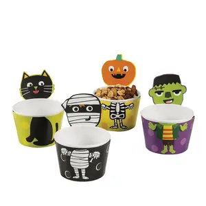 Ghoul Gang Disposable Paper Snack Cups - 12 Pc.