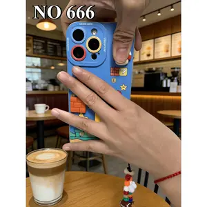 Cartoon 3D Phone Case with Charm for iPhone 17 PRO MAX 16 15 14 Series, Cute Game Shockproof Back Cover Shell