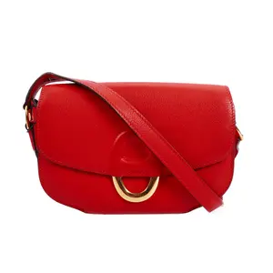 Pre-owned HERMÈS Calfskin Crossbody Bags Hermes Cherche Rouge Crossbody Bag 14333652 hz