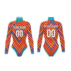 Custom Cheerleading Bodysuit Adult Youth Edgy Diagonal