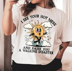 Hot Mess  DTF Transfers - THIS IS NOT A SHIRT