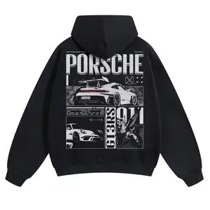 911 GT3 RS Unisex pure cotton sweatshirt, Soft Oversized Fit, good graphic hoodies, Racing Car Pattern Street Wear Car Meet, Gift for Boyfriend, Men's gifts