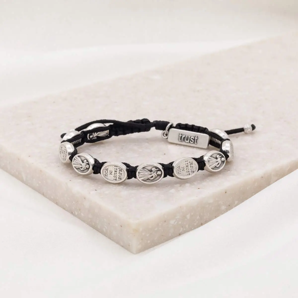 Trust Divine Mercy Blessing Bracelet
