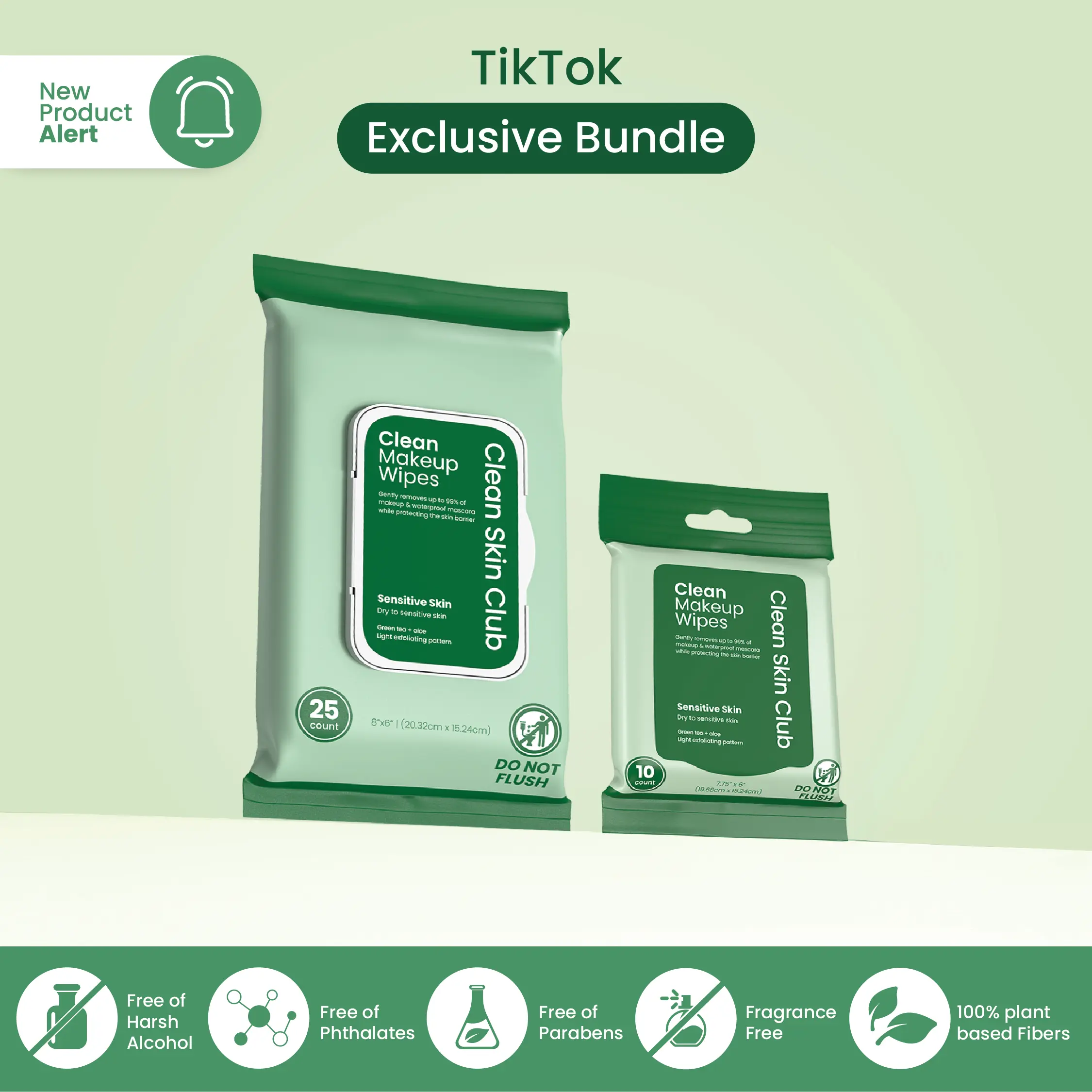 Sensitive Skin Clean Wipe Collection