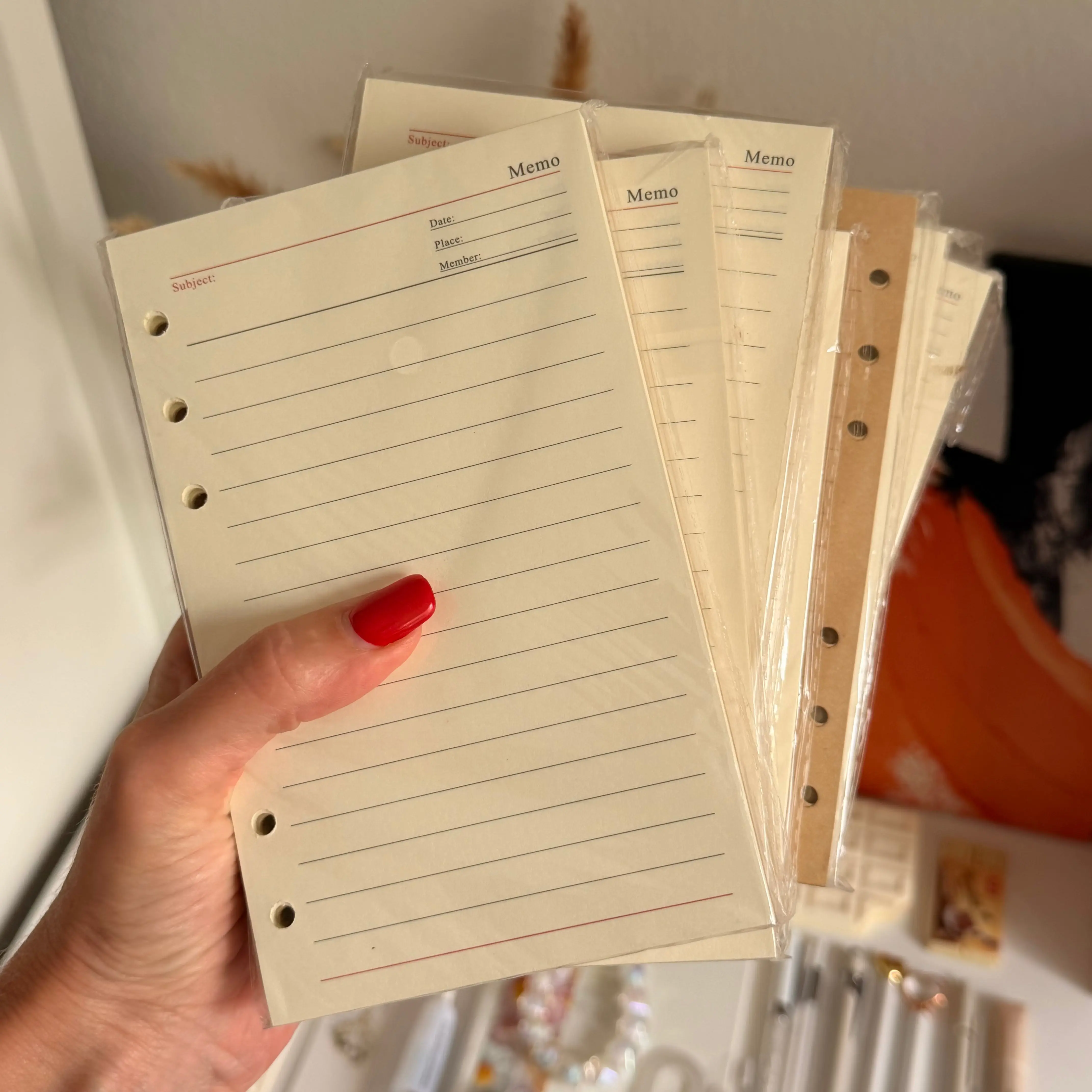 Refill Pages for Refillable Journal Notebook, Paper Inserts