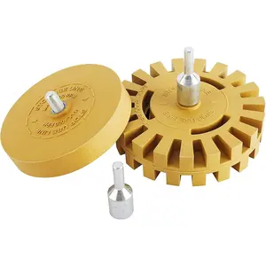 Decal Remover Wheel Set - Universal Pinstripe Sticker Eraser Vinyl Wrap Adhesive  for Your RV, , Boat, Aircraft