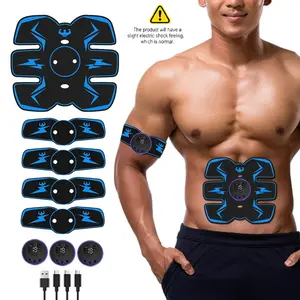 Abdominal Muscle Massager, Portable Core Trainer， ABS Stimulator Exercise Equipment, Abdominal Trainer USB Rechargeable Abdominal/Arm/Leg Equipment - Shape Anywhere Anytime, for Office Travel