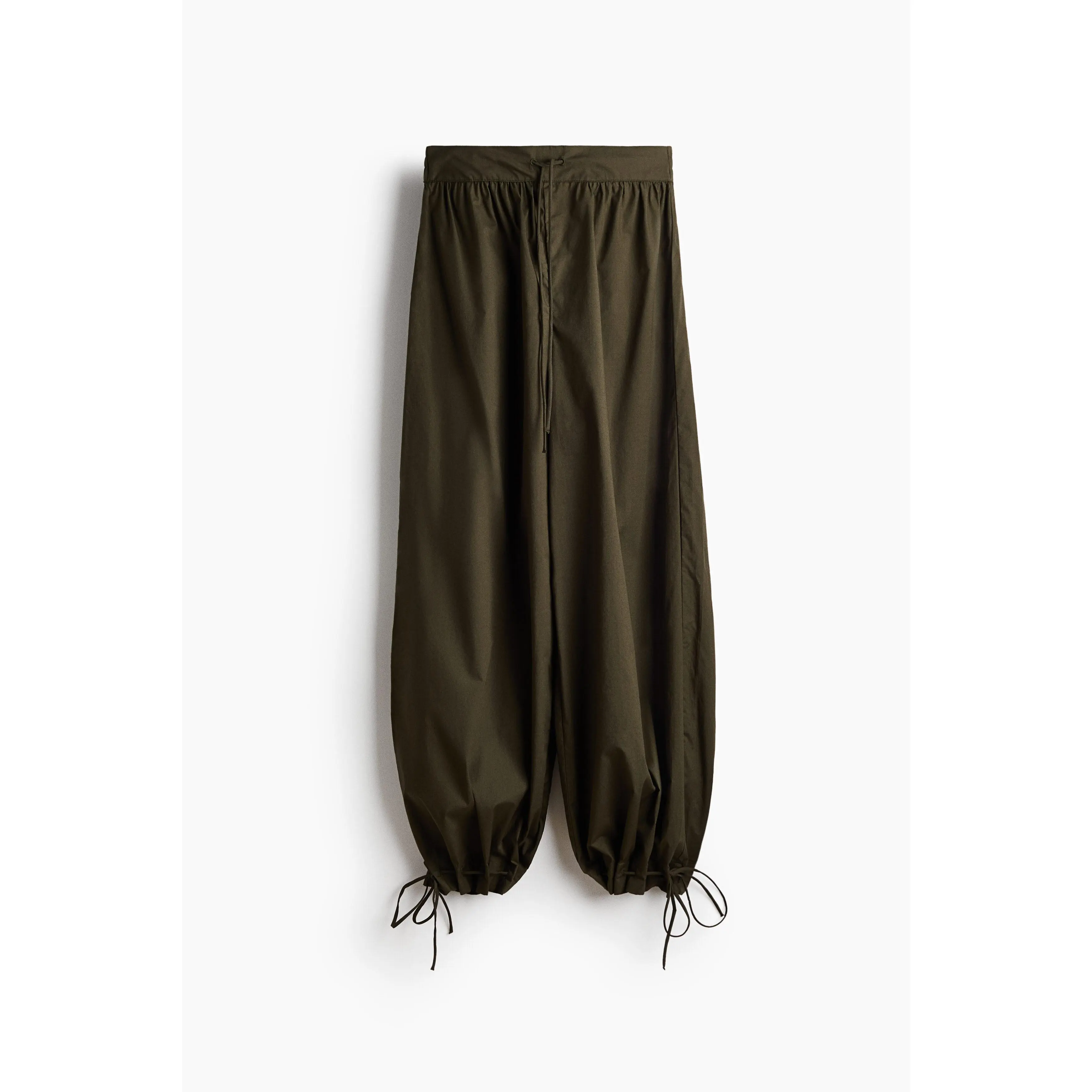 H&M Balloon-leg poplin trousers H&M Balloon-leg poplin trousers