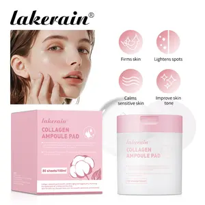 Lakerain Hydrating Cotton Pad, Collagen Eye Mask Patch, Toner Pad - Hydrating & Soothing for Dry Skin, Reduced the Look of  Age Spots ,Make Pore Smaller ,Tightens Skin