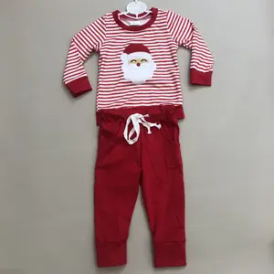 Kids Boy Christmas Outfit Red Santa Claus Boy Christmas Clothing Set BLP1223