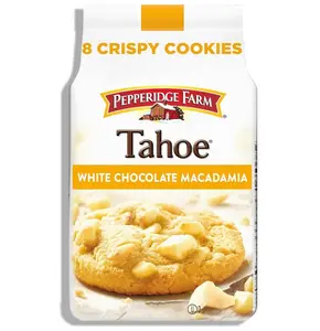 Pepperidge Farm Tahoe Crispy White Chocolate Macadamia Nut Cookies, 7.2 OZ Bag (8 Cookies)
