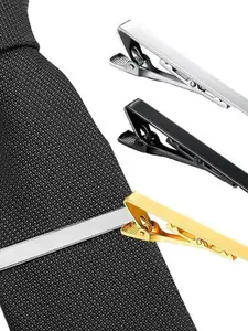 A three-piece suit with a tie pin for business formal wear, elegant accessories, suitable for professional attire, office settings, and special occasions