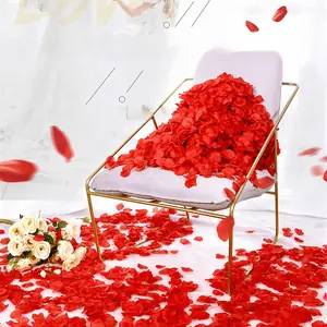 3000 pieces of artificial rose petals in various colors, Valentine's Day decorations, Vibrant faux flowers, romantic atmosphere for anniversaries, wedding scene props, romantic handmade loose flowers, non-woven fabric, stacked petals