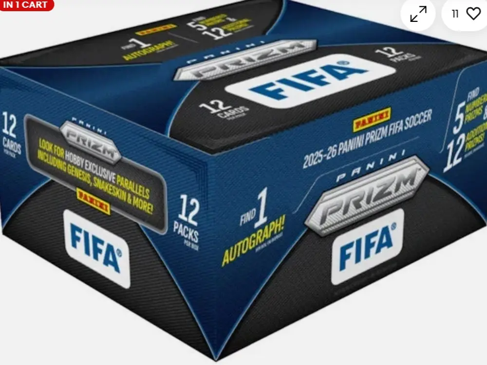 2025-26 Panini Prizm FIFA Soccer Hobby Box