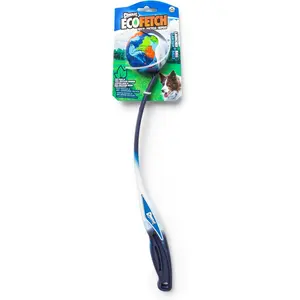 Chuckit! EcoFetch Dog Ball Launcher - 18" with Medium (2.5") Dog Fetch Ball Thrower, for Dogs 20-60 Pounds, Made in USA