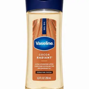 Vaseline Intensive Care Cocoa Radiant Cosmetic Body Oil, Hydrating Moisturizer with Aromatic Scent for Instant Glow