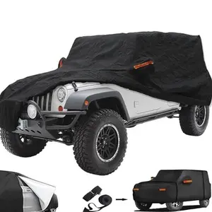 Big Ant Car Cover Custom Fits for Jeep Wrangler 4 Door JK Unlimited Sport/Sahara/Rubicon Waterproof All Weather, Full Exterior Cover Outdoor Snow Sun Uv Protection