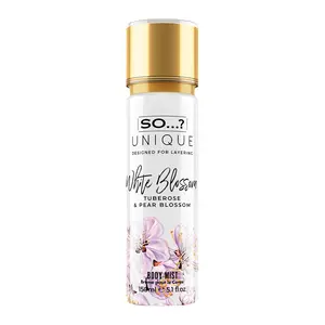 So...? Unique White Blossom Body Mist - Floral Vanilla Perfume for Women - Over 800 Sprays, Lasting 6 Hours - Ideal Gifts for Women - 5.1 oz
