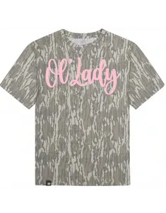 Ol' Lady - Washed Out Bottomland Camo Tshirt