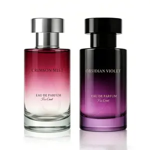 2-Piece Luxury Perfume Set | Crimson Mist & Obsidian Violet | Long-Lasting Eau De Parfum Duo | Perfect Fragrance Gift for Her