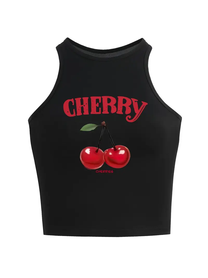 cherry tank top - TikTok Shop